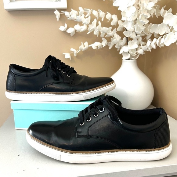 Steve Madden Men’s Garett Black Lace Up Casual Oxford Sneaker Size 9.5 - Picture 16 of 16